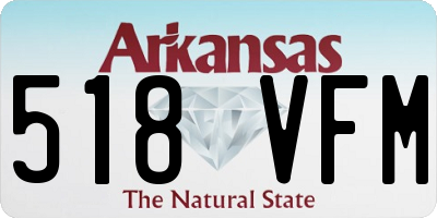 AR license plate 518VFM