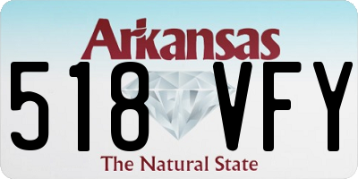 AR license plate 518VFY