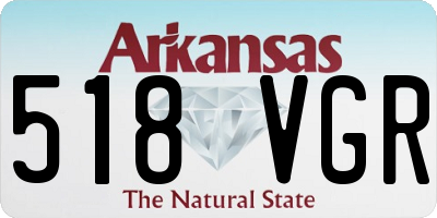AR license plate 518VGR