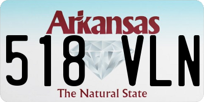 AR license plate 518VLN