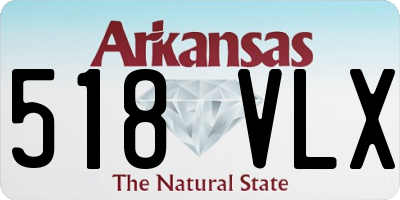 AR license plate 518VLX