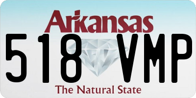AR license plate 518VMP