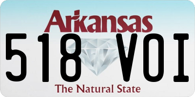 AR license plate 518VOI