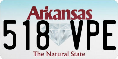 AR license plate 518VPE