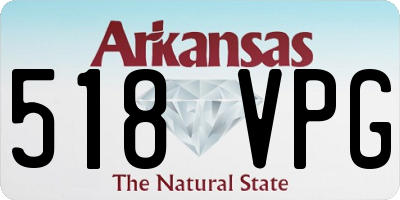 AR license plate 518VPG