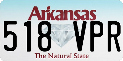 AR license plate 518VPR
