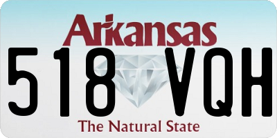 AR license plate 518VQH