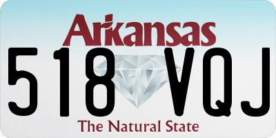 AR license plate 518VQJ