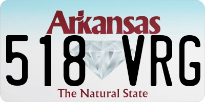 AR license plate 518VRG