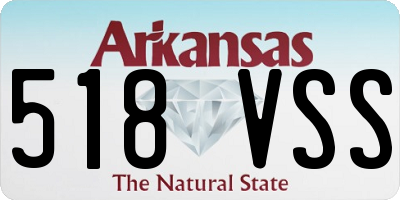 AR license plate 518VSS