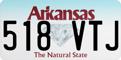 AR license plate 518VTJ