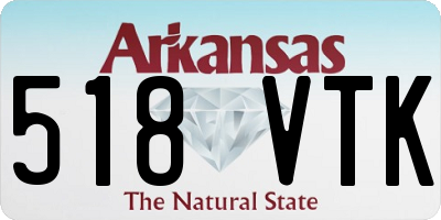 AR license plate 518VTK