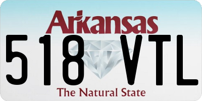 AR license plate 518VTL
