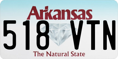 AR license plate 518VTN