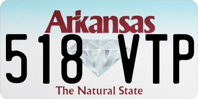 AR license plate 518VTP
