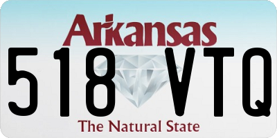 AR license plate 518VTQ