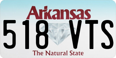 AR license plate 518VTS