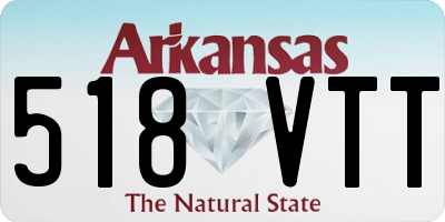 AR license plate 518VTT