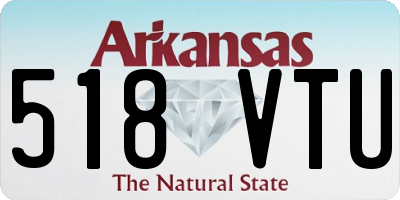 AR license plate 518VTU
