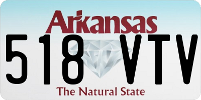 AR license plate 518VTV