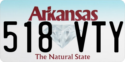 AR license plate 518VTY