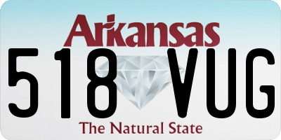 AR license plate 518VUG