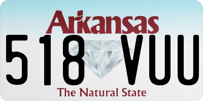 AR license plate 518VUU