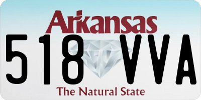 AR license plate 518VVA