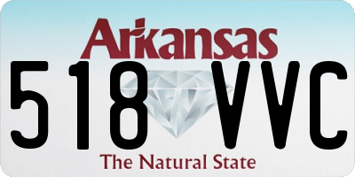 AR license plate 518VVC