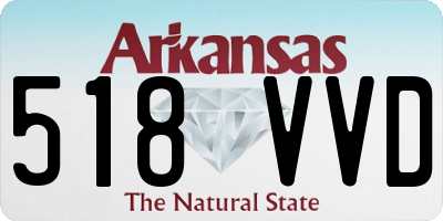 AR license plate 518VVD
