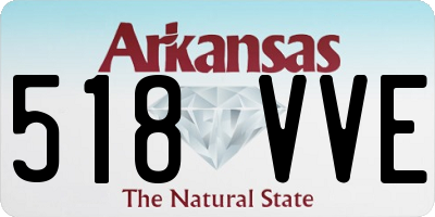 AR license plate 518VVE