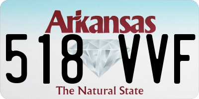 AR license plate 518VVF