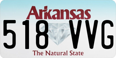 AR license plate 518VVG