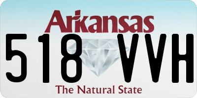 AR license plate 518VVH