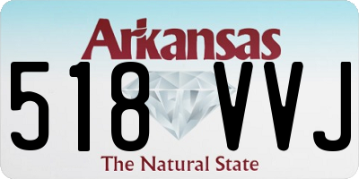 AR license plate 518VVJ