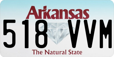 AR license plate 518VVM