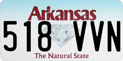 AR license plate 518VVN