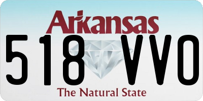 AR license plate 518VVO