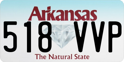 AR license plate 518VVP