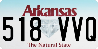 AR license plate 518VVQ