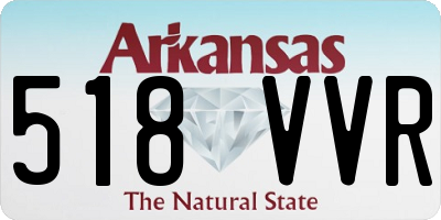 AR license plate 518VVR