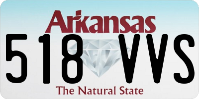 AR license plate 518VVS