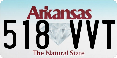 AR license plate 518VVT