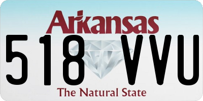 AR license plate 518VVU