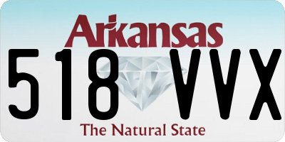 AR license plate 518VVX