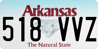 AR license plate 518VVZ