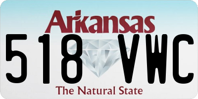 AR license plate 518VWC