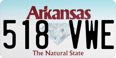 AR license plate 518VWE