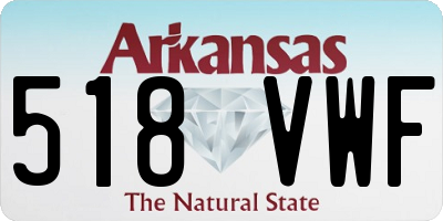 AR license plate 518VWF