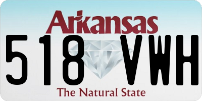 AR license plate 518VWH